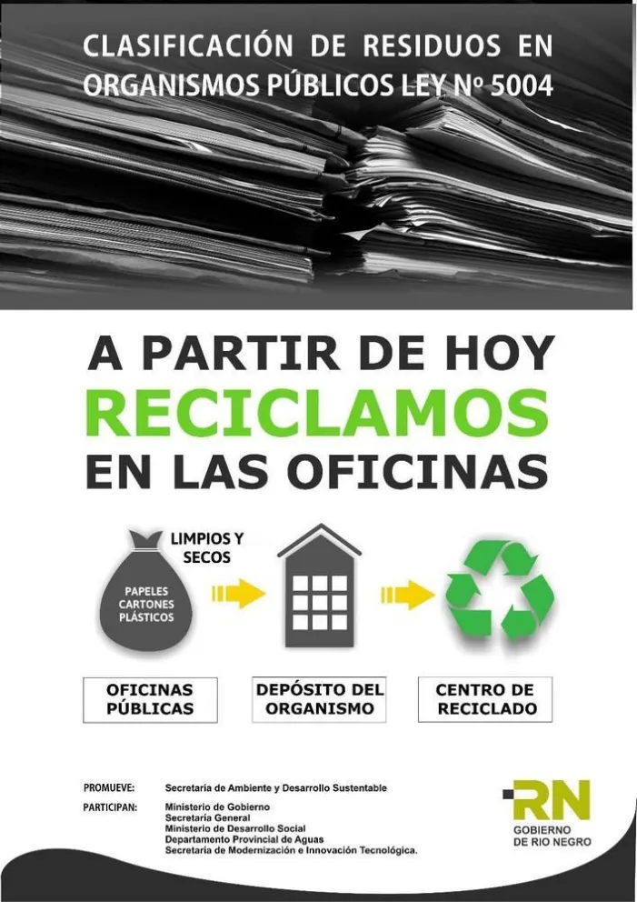 Organismos públicos comienzan a clasificar sus residuos en origen