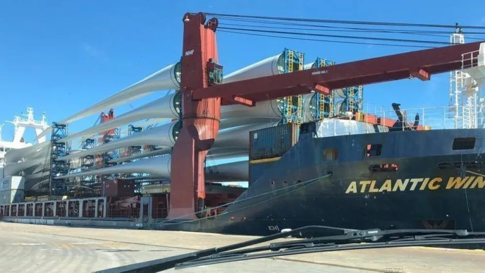 El puerto de SAE recibirá nuevas piezas eólicas