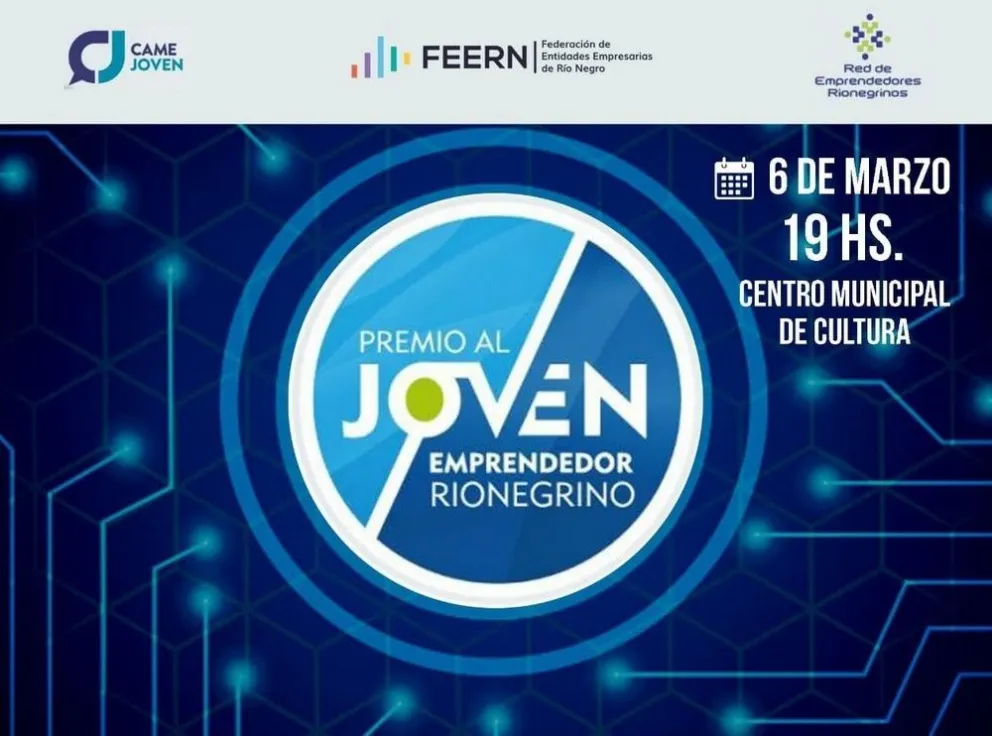 Premio al "Joven Emprendedor Rionegrino" edición 2020