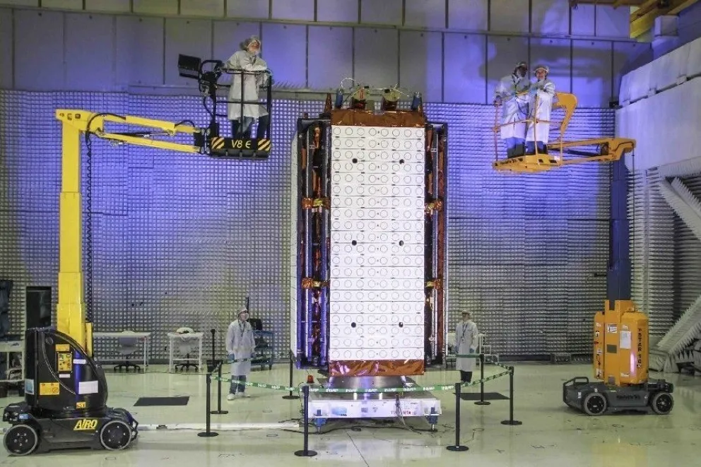 Los increíbles números del SAOCOM 1B, el majestuoso satélite construido en INVAP