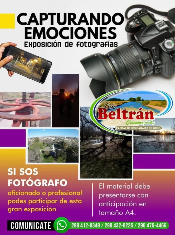 Exposición de fotografías "Capturando emociones" en Luis Beltrán
