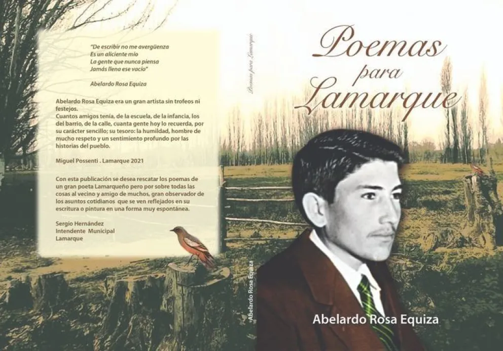 Presentan el libro "Poemas para Lamarque", de Abelardo Rosa Equiza