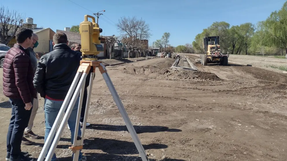 Choele Choel inició la primera etapa de obras del Paseo Costero
