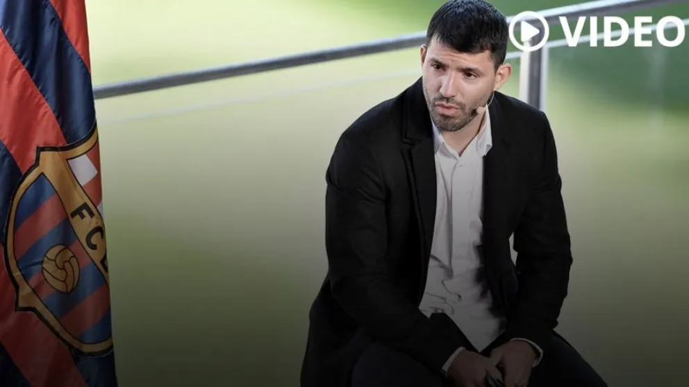 El "Kun" Agüero: "He decidido dejar el fútbol profesional"