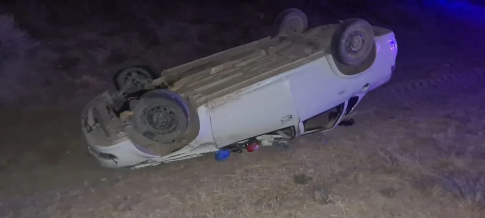 Vuelco en cercanías a Coronel Belisle