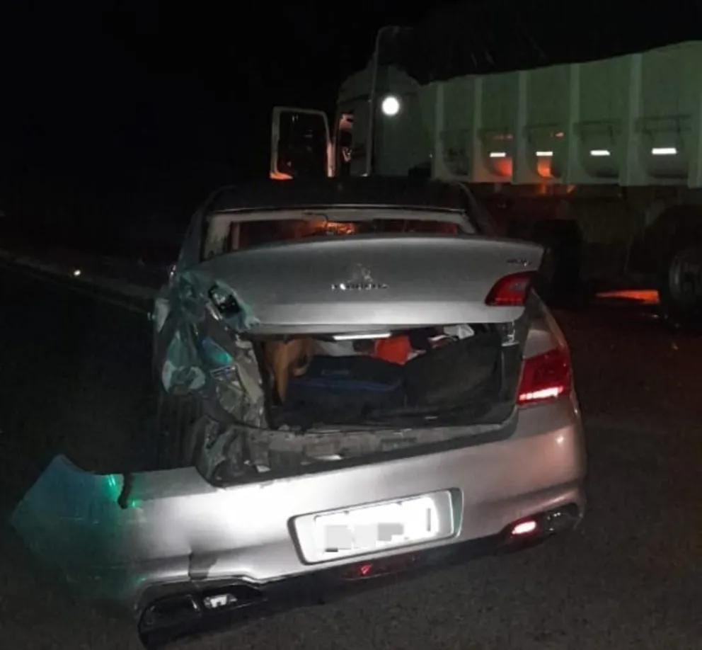 Accidente de tránsito en cercanías a Río Colorado