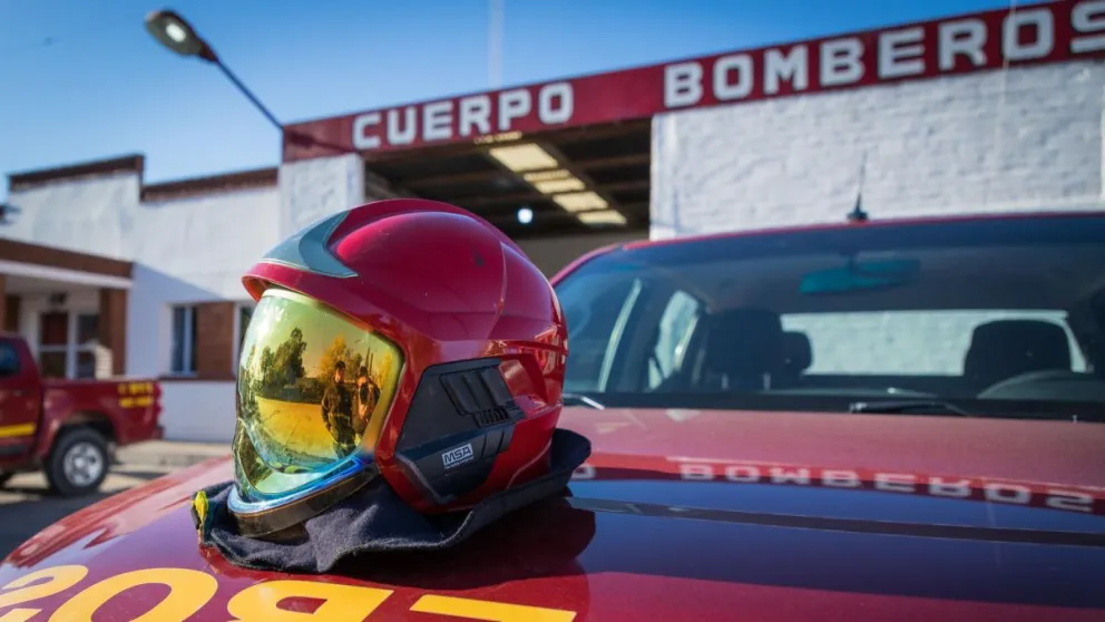 Principio de incendio en una camioneta