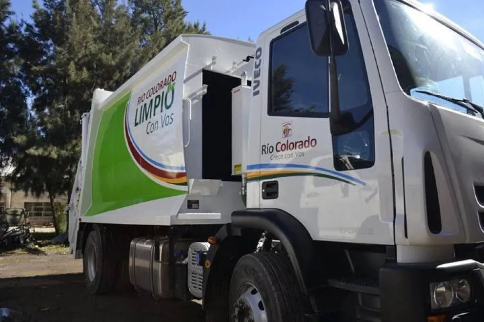 Cambio de horarios en la recolección de residuos en Río Colorado