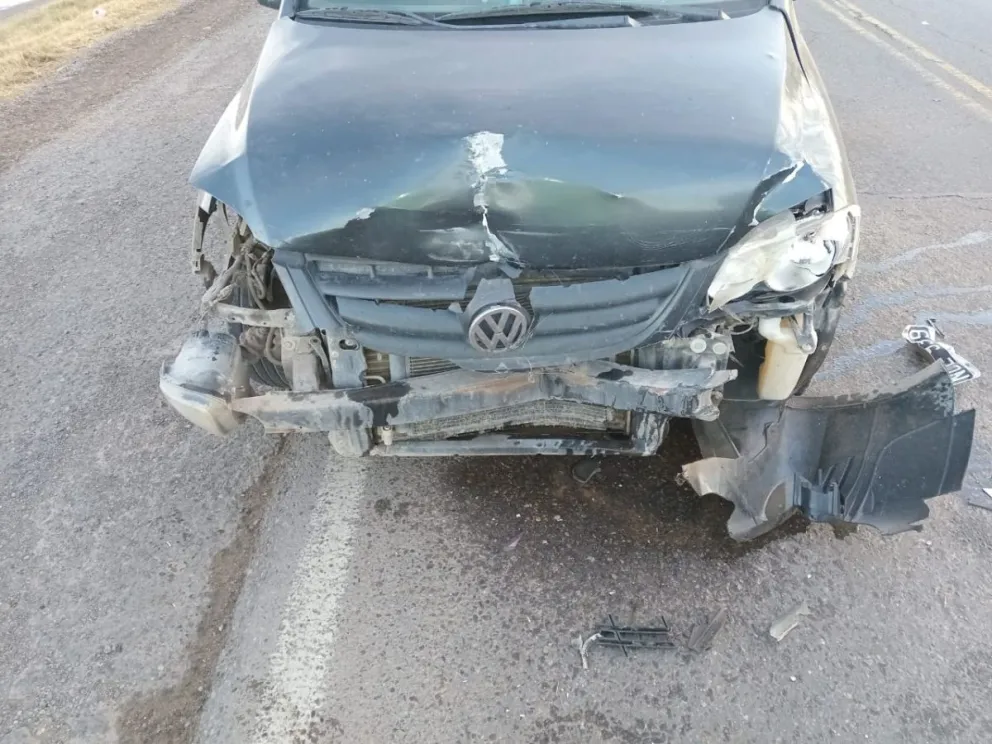 Incidente de tránsito entre Lamarque y Luis Beltrán