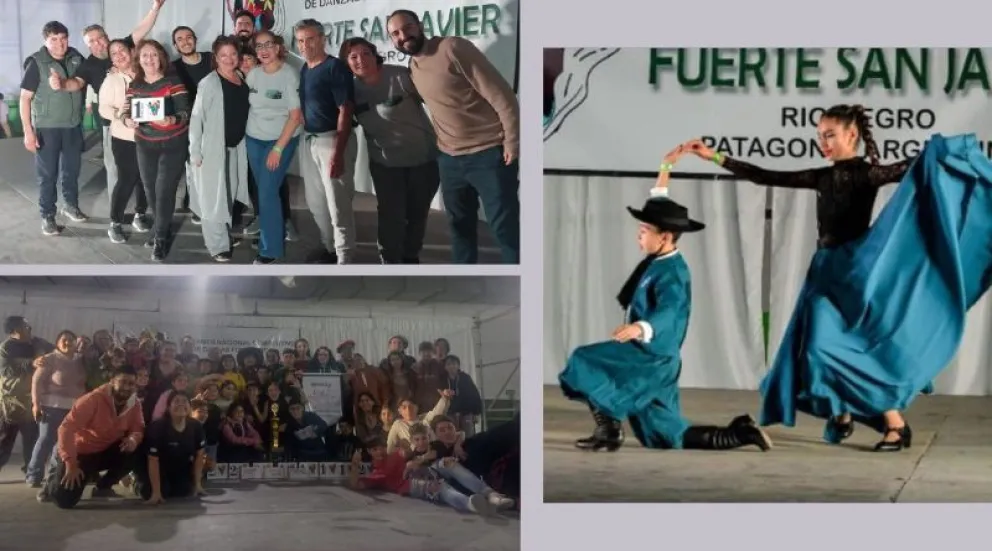 Bailarines del Valle Medio fueron premiados en el Certamen de Danzas Fuerte San Javier