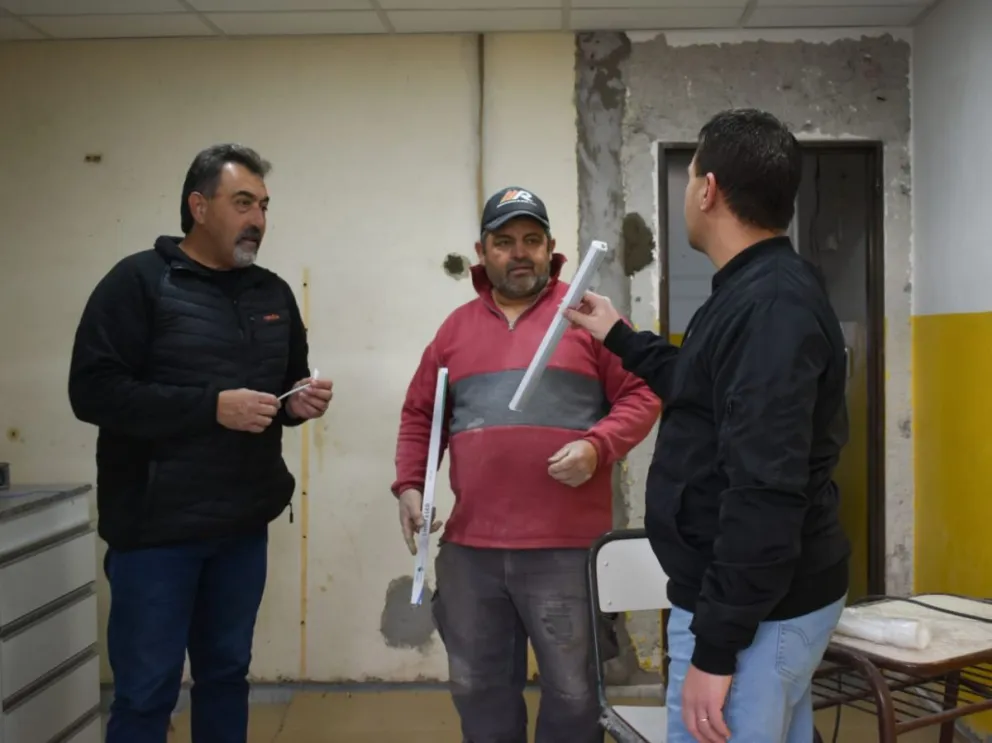 Avanzan las obras de remodelación en escuelas de Río Colorado