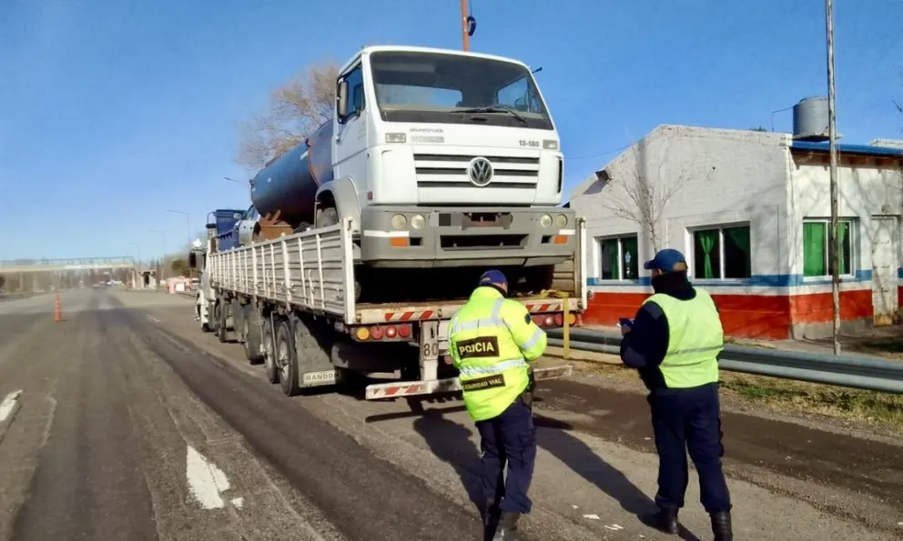 Chichinales: incautan un camión con pedido de secuestro