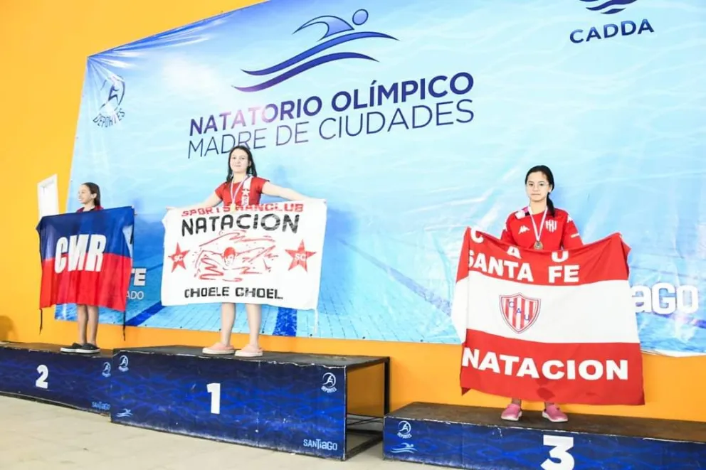 Destacada participación de jovenes vallemedienses en el Torneo Nacional de Natación