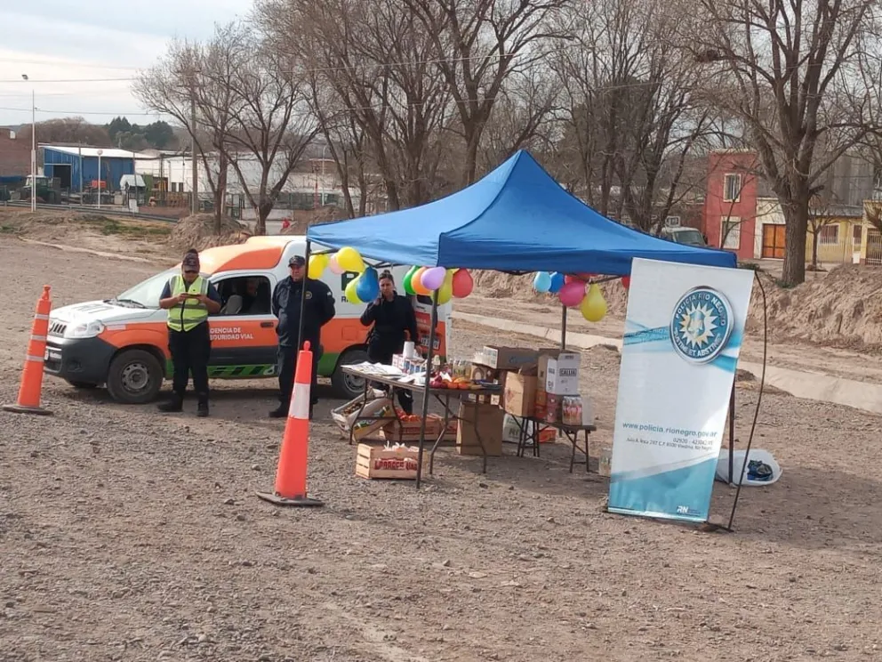 Campaña de concientización del uso del cinturón de seguridad en el Valle Medio