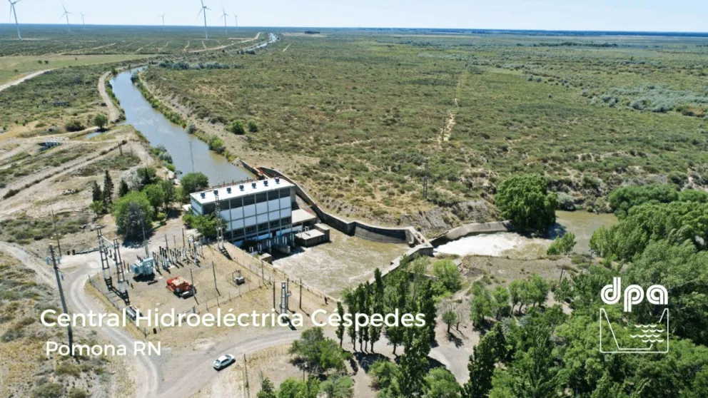Pomona: la central hidroeléctrica Céspedes cumplió 60 años generando energía