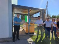 Inauguraron el nuevo grupo electrógeno para la Planta de Elevación de Líquidos Cloacales de Luis Beltrán 