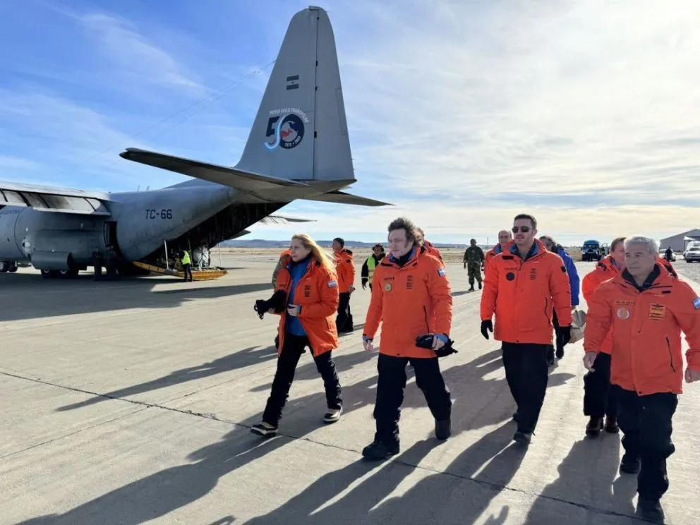 Milei visitó la Antártida: su agenda en el continente blanco