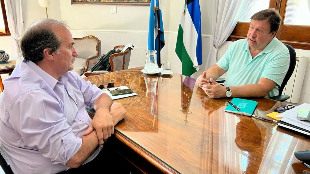 Provincia y el Municipio de Luis Beltrán trabajan en una agenda conjunta