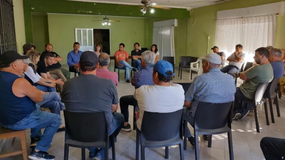 Siguen los trabajos de acompañamiento a productores afectados por granizo