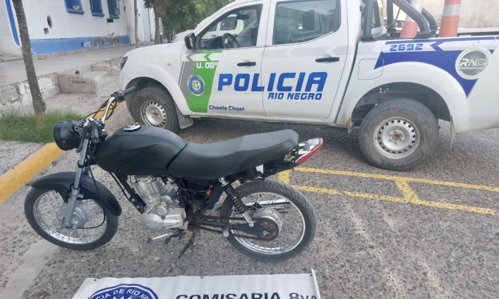 Persecución por las calles de Choele Choel: la historia de la moto robada en el Festival de Folklore