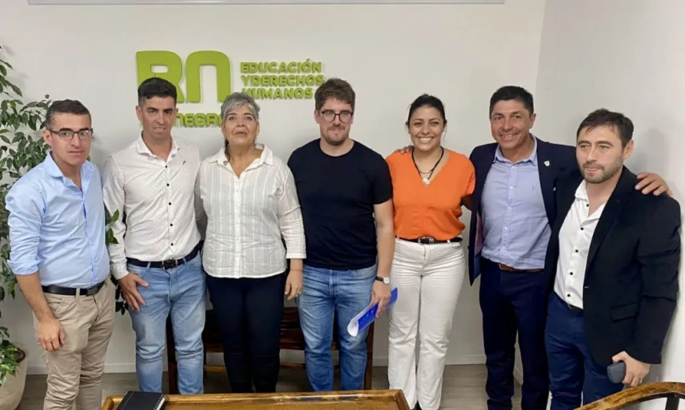 Reuniones del intendente de Belisle con funcionarios provinciales 