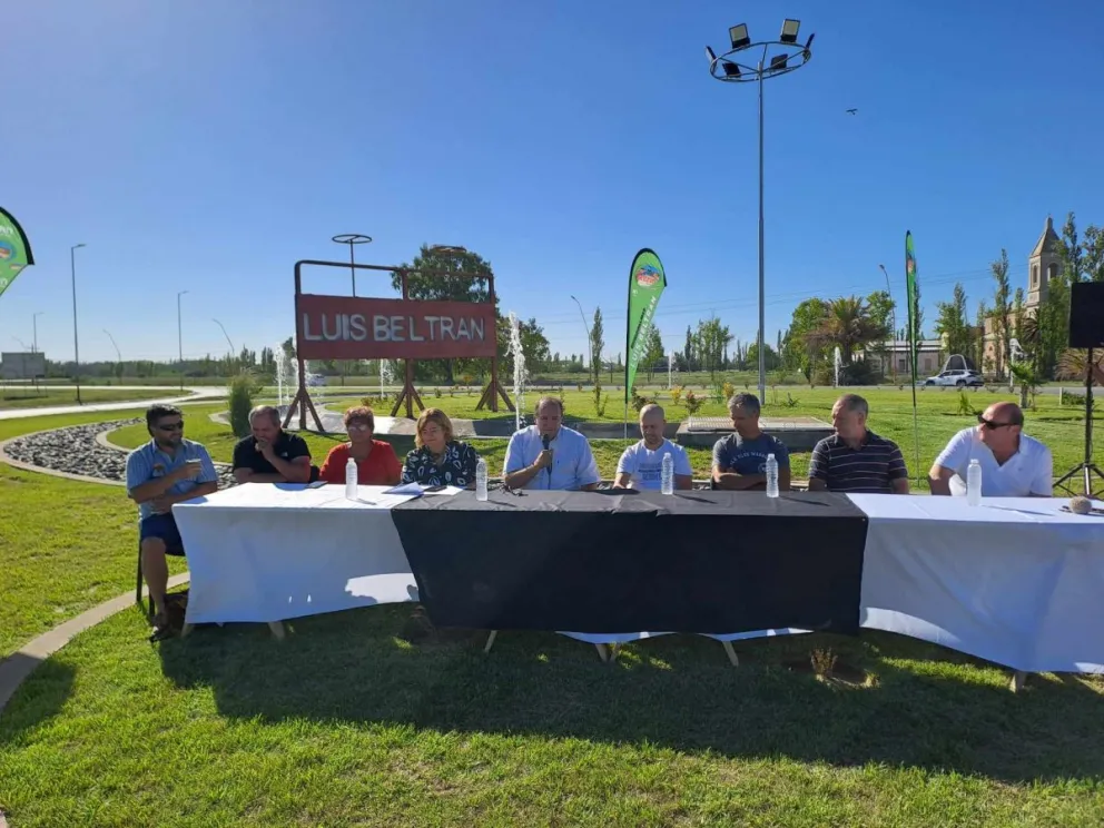 Lanzamiento de la 12º edición de la Fiesta Provincial de los Canales de Riego en Luis Beltrán 