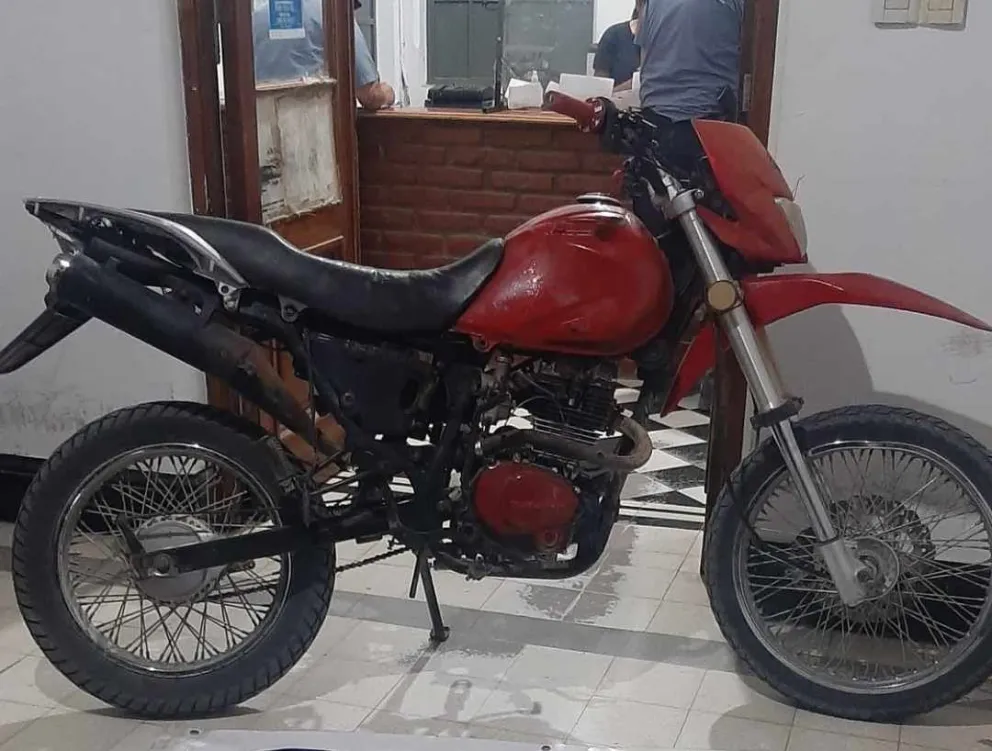 Recuperan una moto robada en Choele Choel
