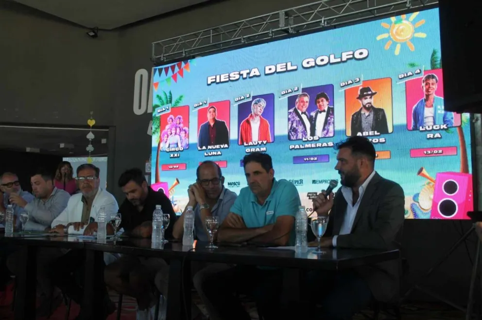Grilla completa de artistas que se presentarán en el Festival del Golfo Azul en Las Grutas