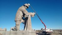 El creador del imponente homenaje al Soldado Argentino en Zapala: "Me siento orgulloso"