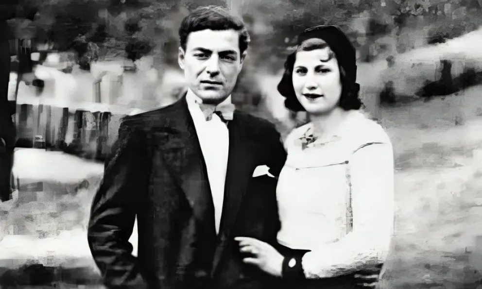 Celina Estelita Choy y José Alberto Solari, padres del Indio. 