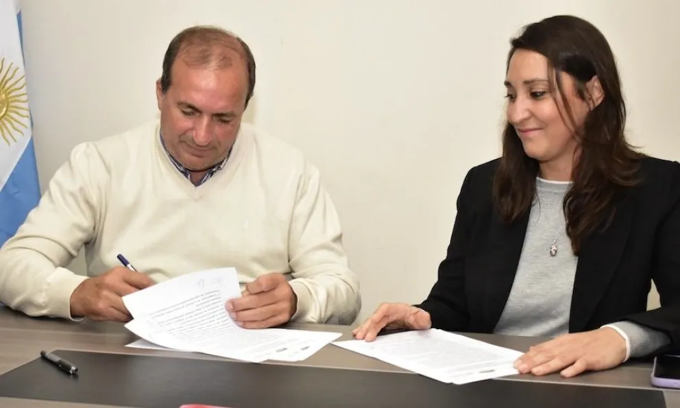 Robin del Río y Valeria Zoratti 