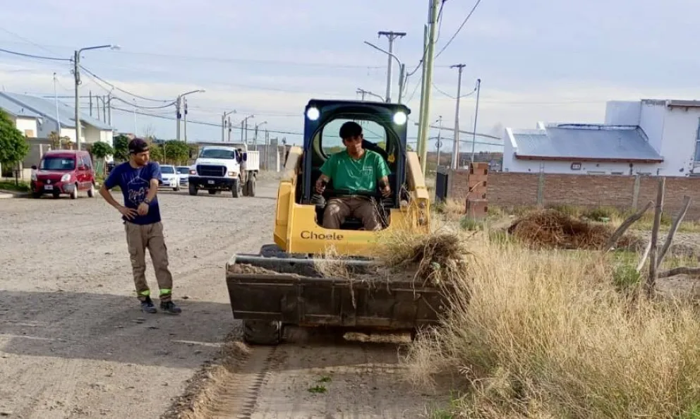 Continúan las tareas en los barrios de Choele Choel 