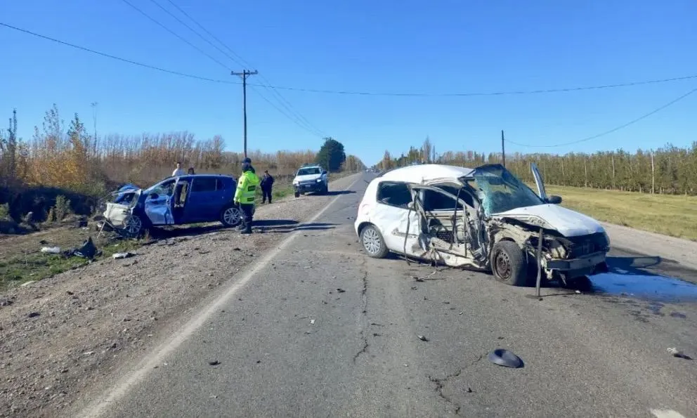 Ocurrió cerca de las 12:30 del mediodía del domingo. (Foto ANRoca- Tania Domenicucci)