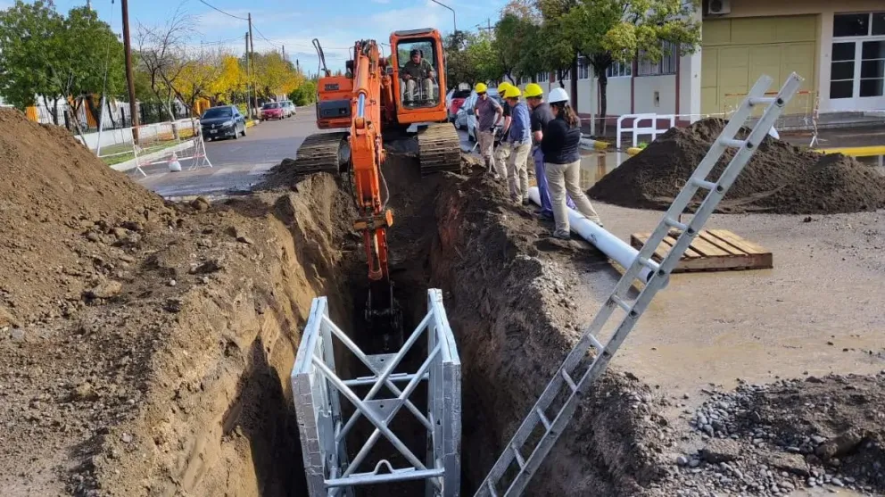  Permitirá optimizar el servicio que recibe el 40% de los efluentes cloacales de la ciudadCrédito: Gobierno de Río Negro