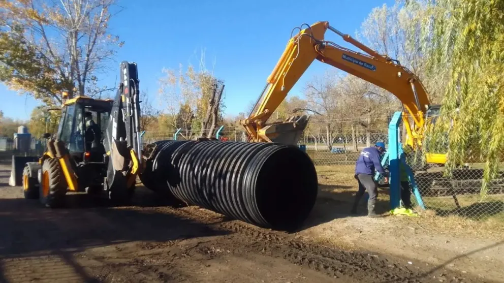  La intervención permitirá recuperar el funcionamiento correcto de este curso de agua.Crédito: Gobierno de Río Negro