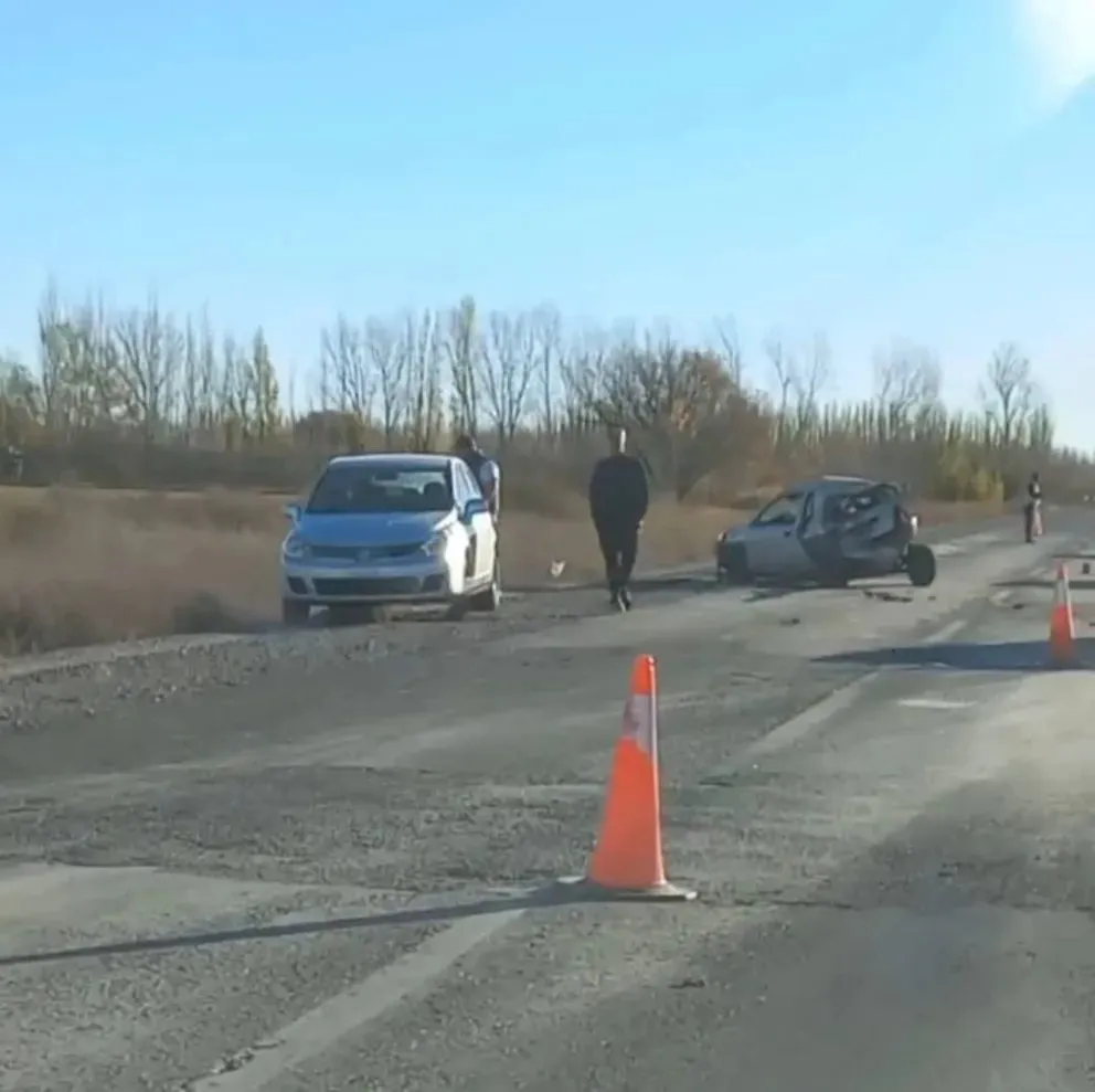 A los tres conductores se les practicó el test de alcoholemia, que dio negativo en todos los casos. Foto (gentileza lector).