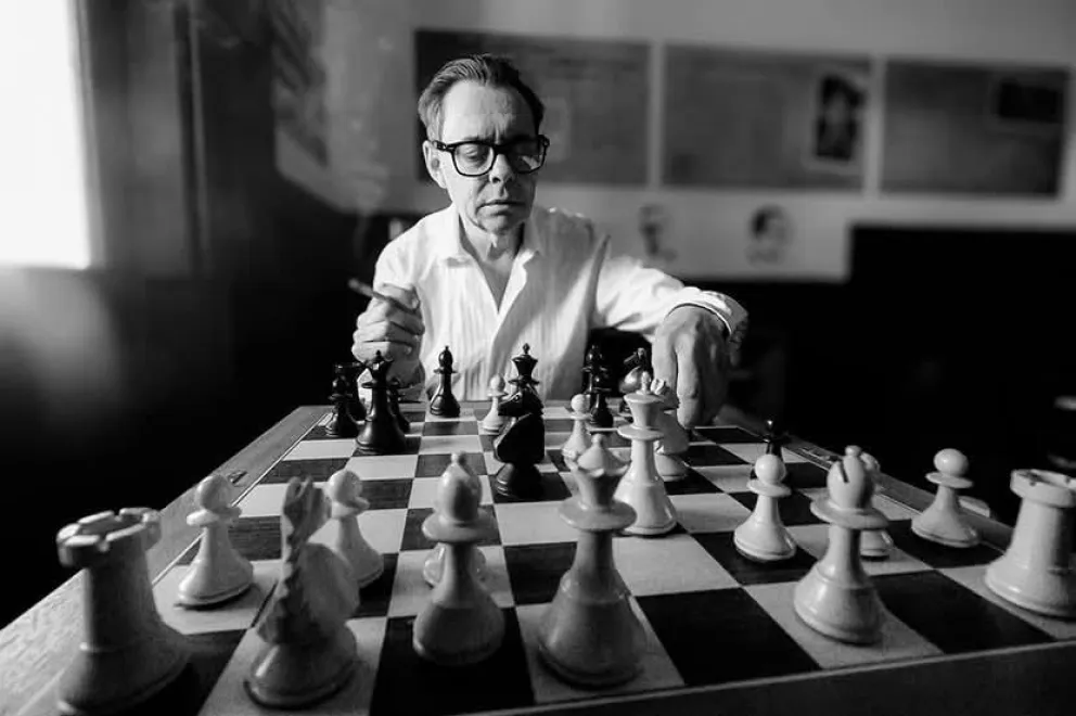 Gallardo en la foto de Marcelo. 