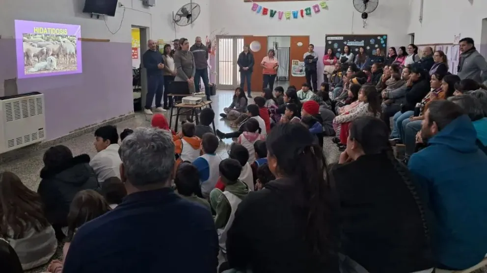 La jornada se realizó en la Escuela Rural 112