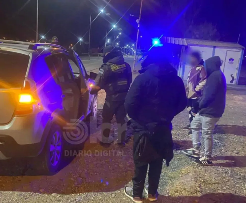 El control se realizó a mediados de la semana pasada en el Paraje Santo Domingo (foto gentileza).