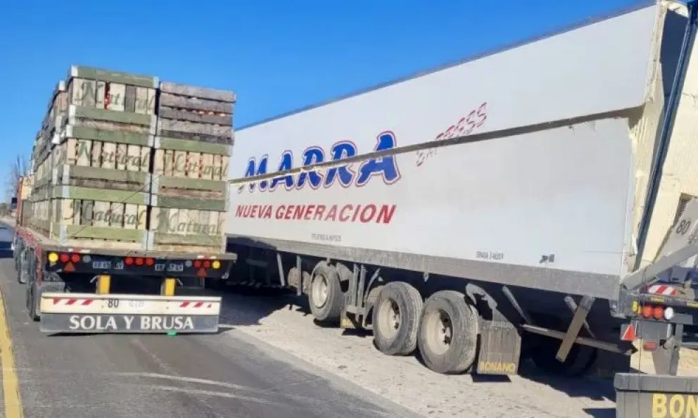 Sucedió en frente de una estación de servició. (imagen gentileza)