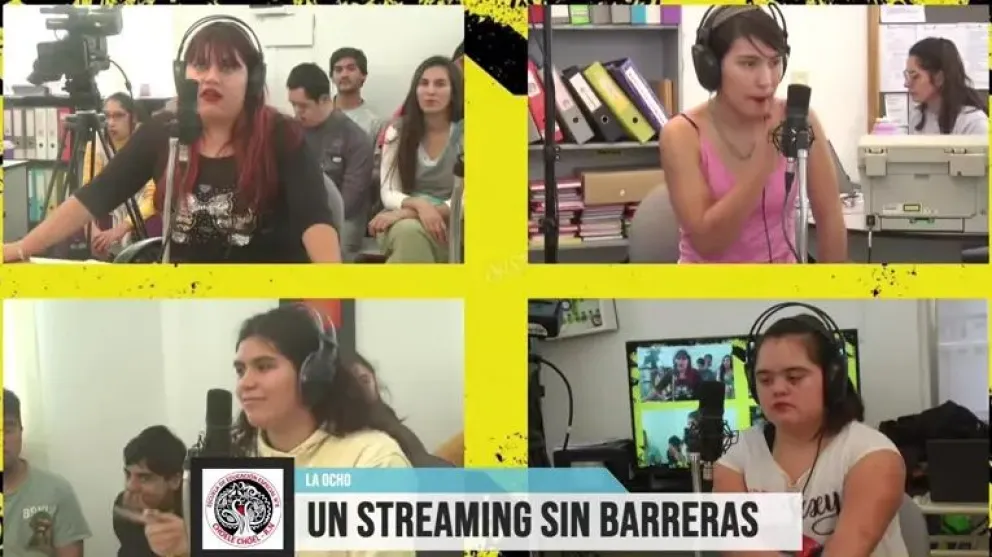 Maira, Eluney, Alison y Valentina son estudiantes de la Escuela de Educación Especial Nº 8 Crédito: Gobierno de Río Negro.