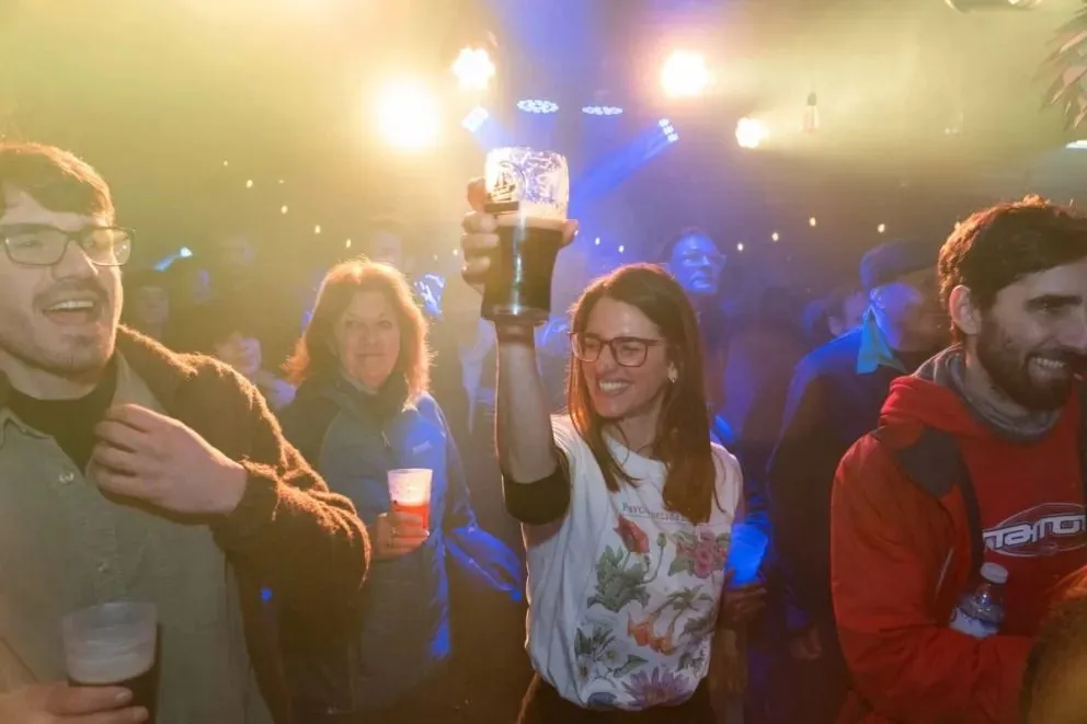 Una fiesta por todo lo alto en la cervecería Patagonia (fotos: Facundo Pardo).