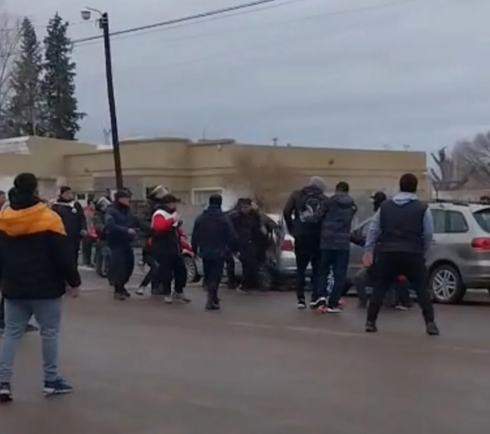 Incidentes en Luis Beltrán luego de disputarse el clásico entre Sportsman Club y Deportivo Luis Beltrán. Foto: 7 en Punto