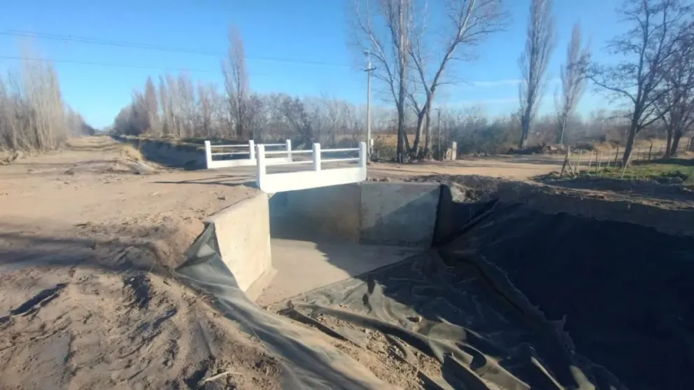 La obra fue necesaria debido al deterioro del antiguo puente abovedadoCrédito: Gobierno de Río Negro