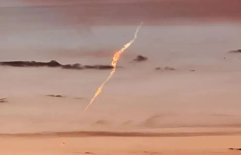 Un bólido cautivó a vecinos de Las Grutas y zonas de La Pampa y Buenos Aires