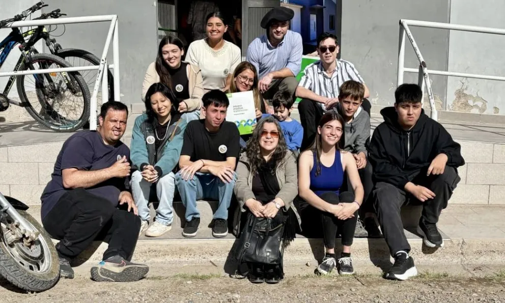 El equipo de equinoterapia 