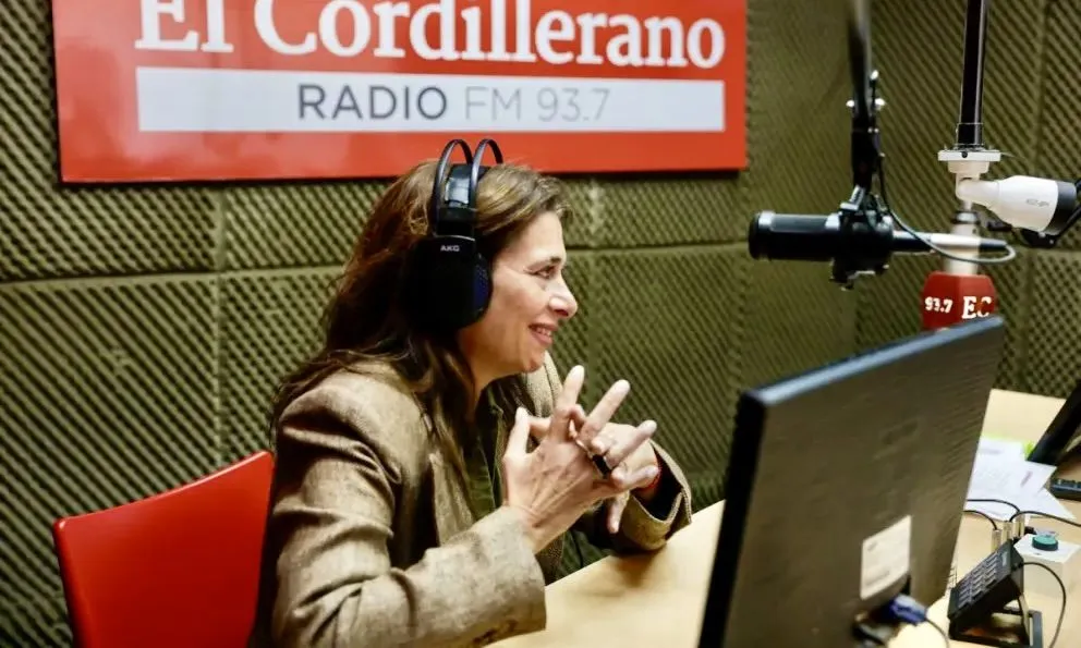 La candidata a senadora por JDRN, precisó que desde 2030, Rio Negro será uno de los principales exportadores de GNL a nivel mundial. Foto: Eugenia Neme