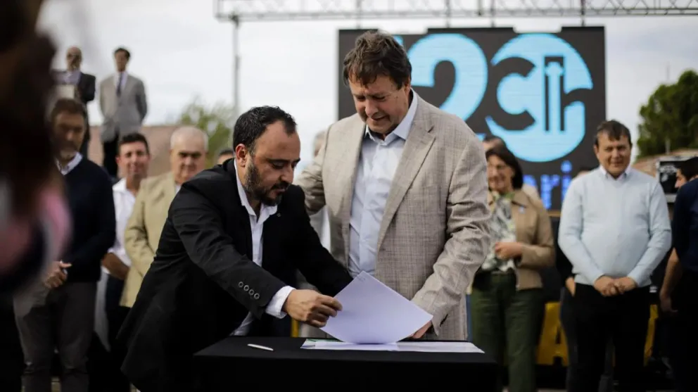 El Gobierno de Río Negro reafirma su compromiso de seguir impulsando obras con fondos provinciales. Crédito: Gobierno de Río Negro