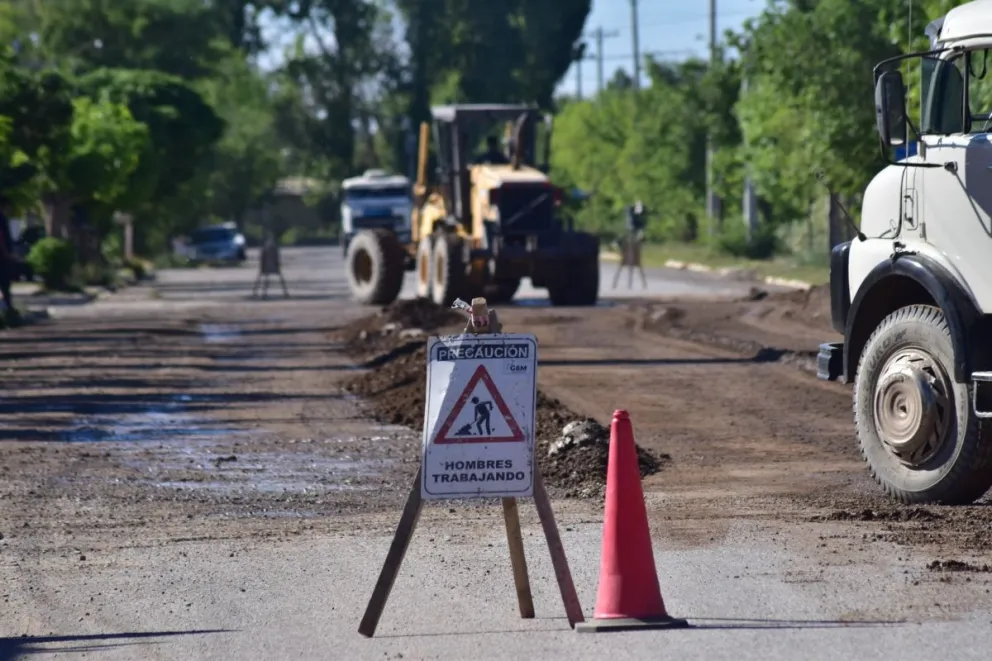 También se llevará a cabo la poda del arbolado urbano en aquellos sectores donde las ramas interfieran con el desarrollo de las obras.