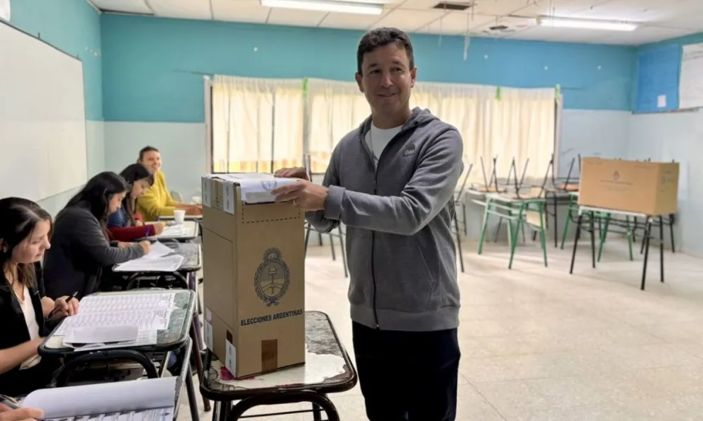 El intendente Diego Ramello 